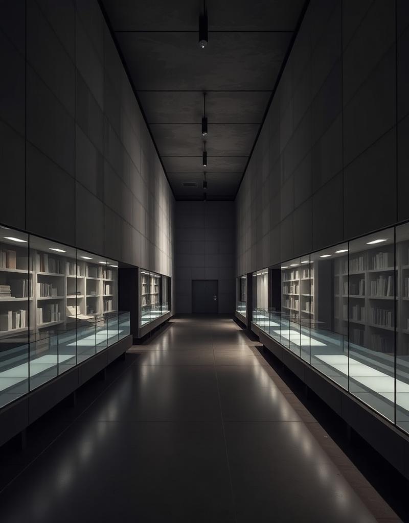 The Arrum archive — bound volumes on shelves in Auckland